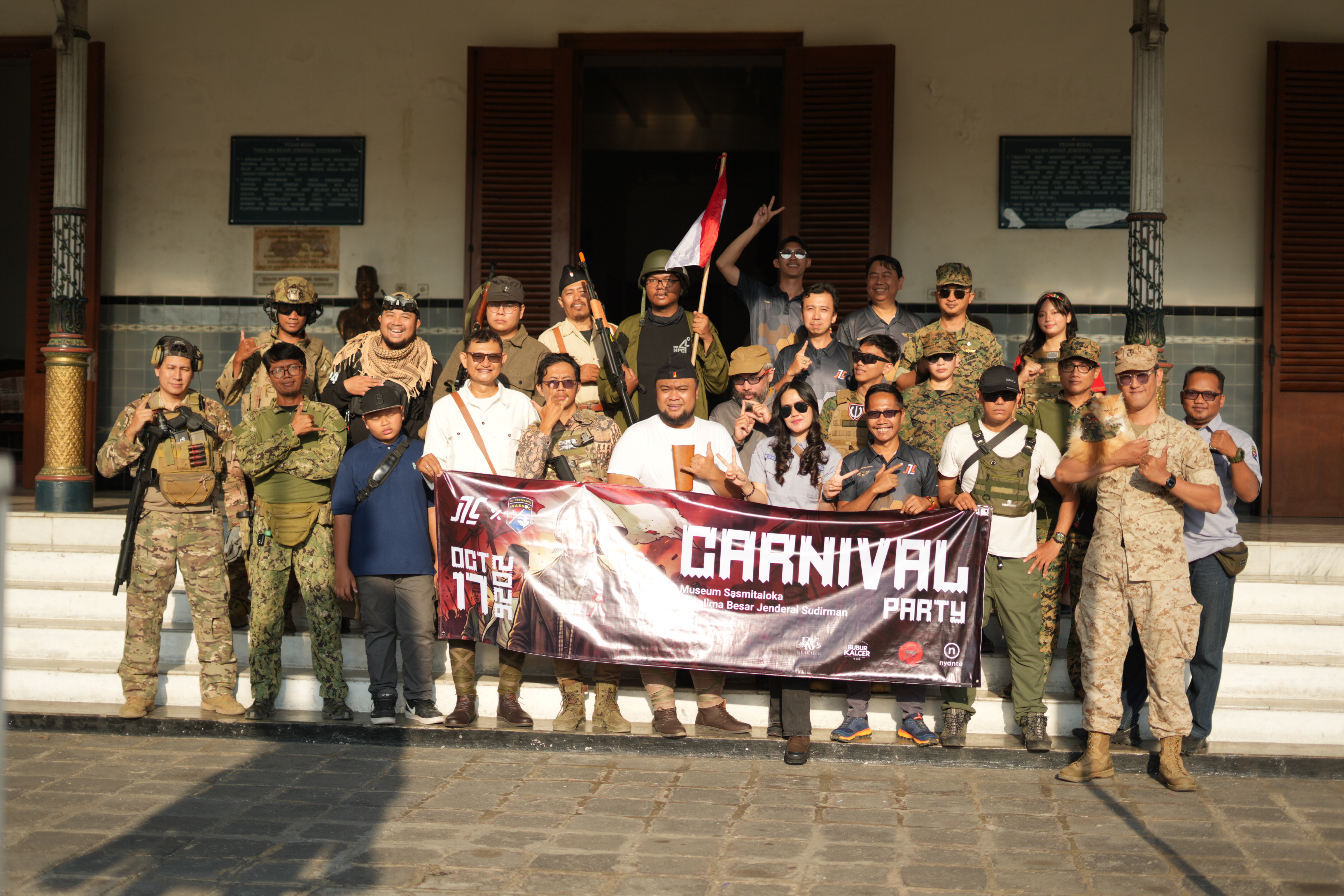 Carnival Party: Semangat Pejuang, Semangat Persaudaraan di Museum Sasmitaloka Yogyakarta